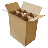 6 Bottle Packaging Carton 32.5x27x18.00 Cms, – (10Pc Pack) - Willow